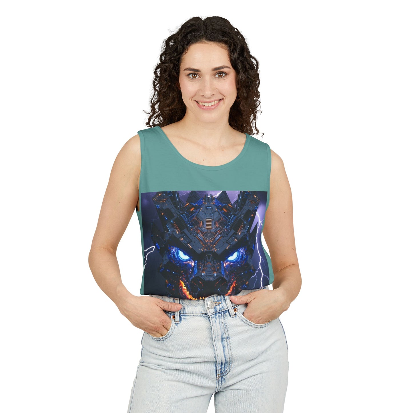 Dragon Storm Tank Top – Fierce Lightning Dragon Graphic Tank