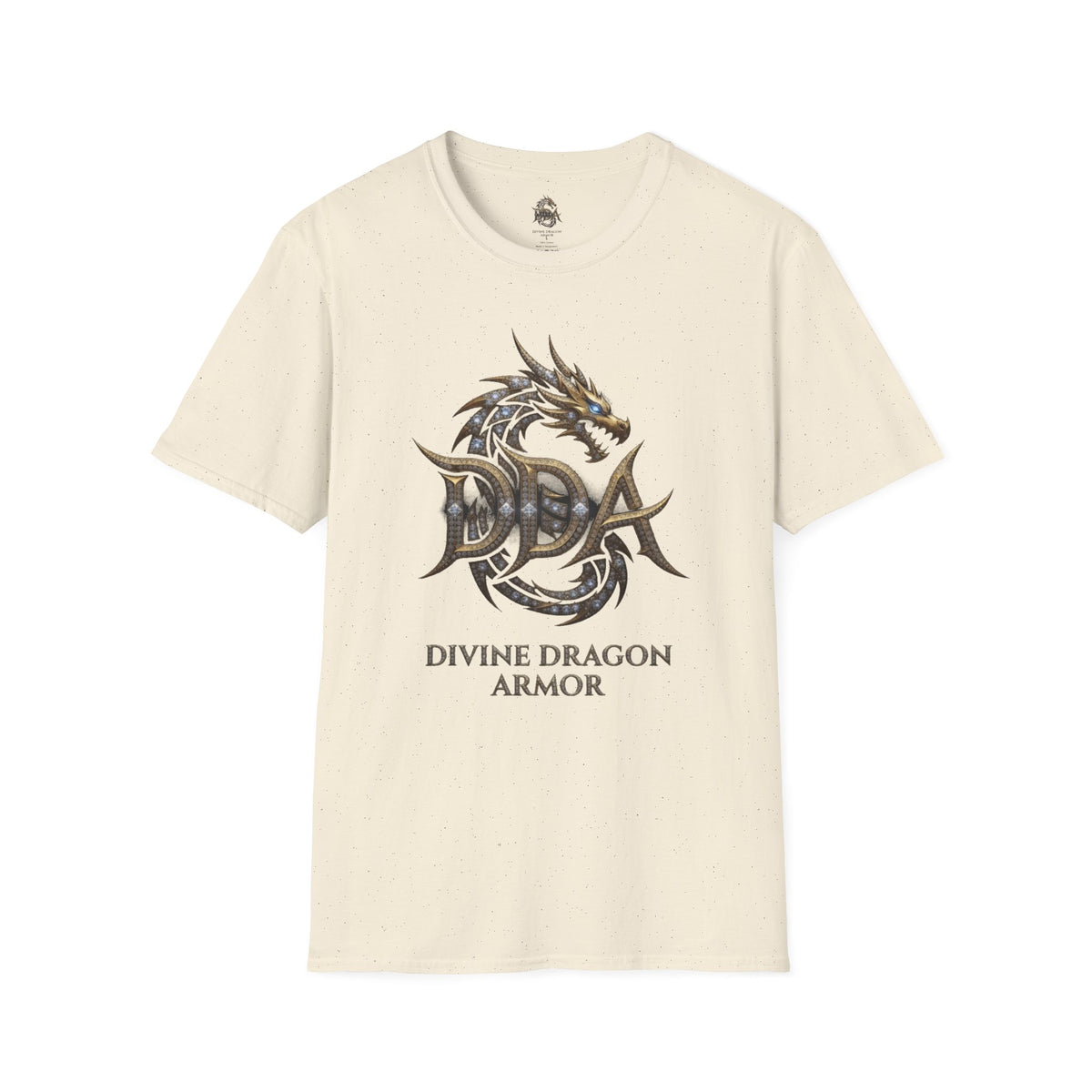 Dragon Logo Pocket T-Shirt — "DDA Divine Dragon Armor" Chest Patch