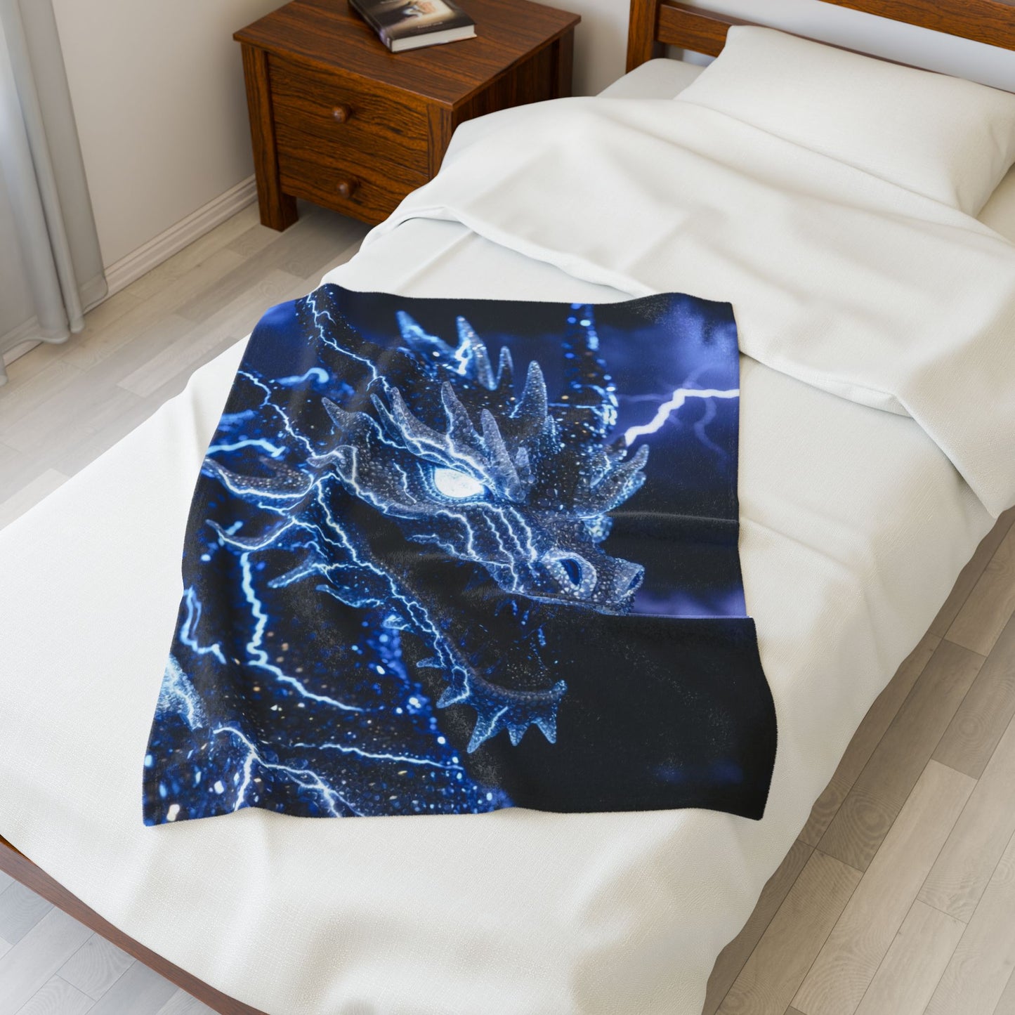 Dragon Lightning Velveteen Plush Blanket