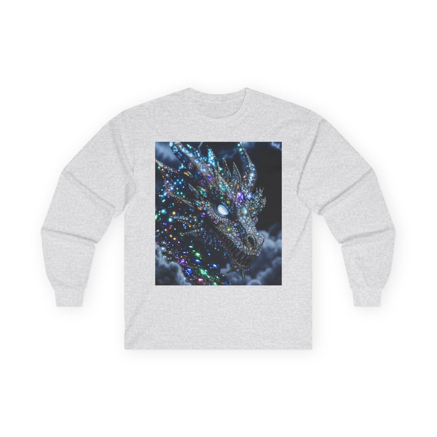 Mystic Crystal Dragon Long Sleeve Tee