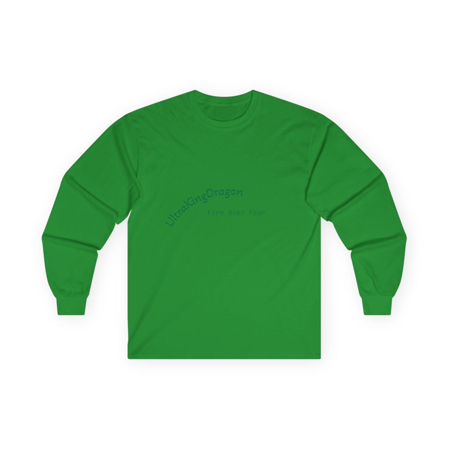 Minimalist 'Vibes Over Fear' Long Sleeve Tee