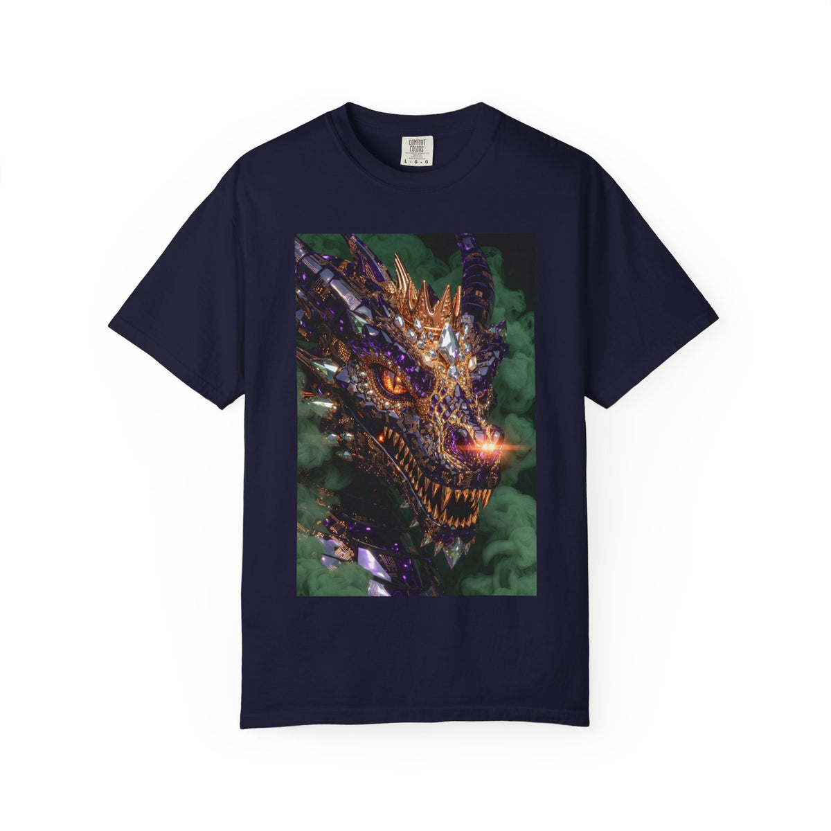 A Dragon Pocket Graphic T‑Shirt — Fiery Fantasy Chest Print