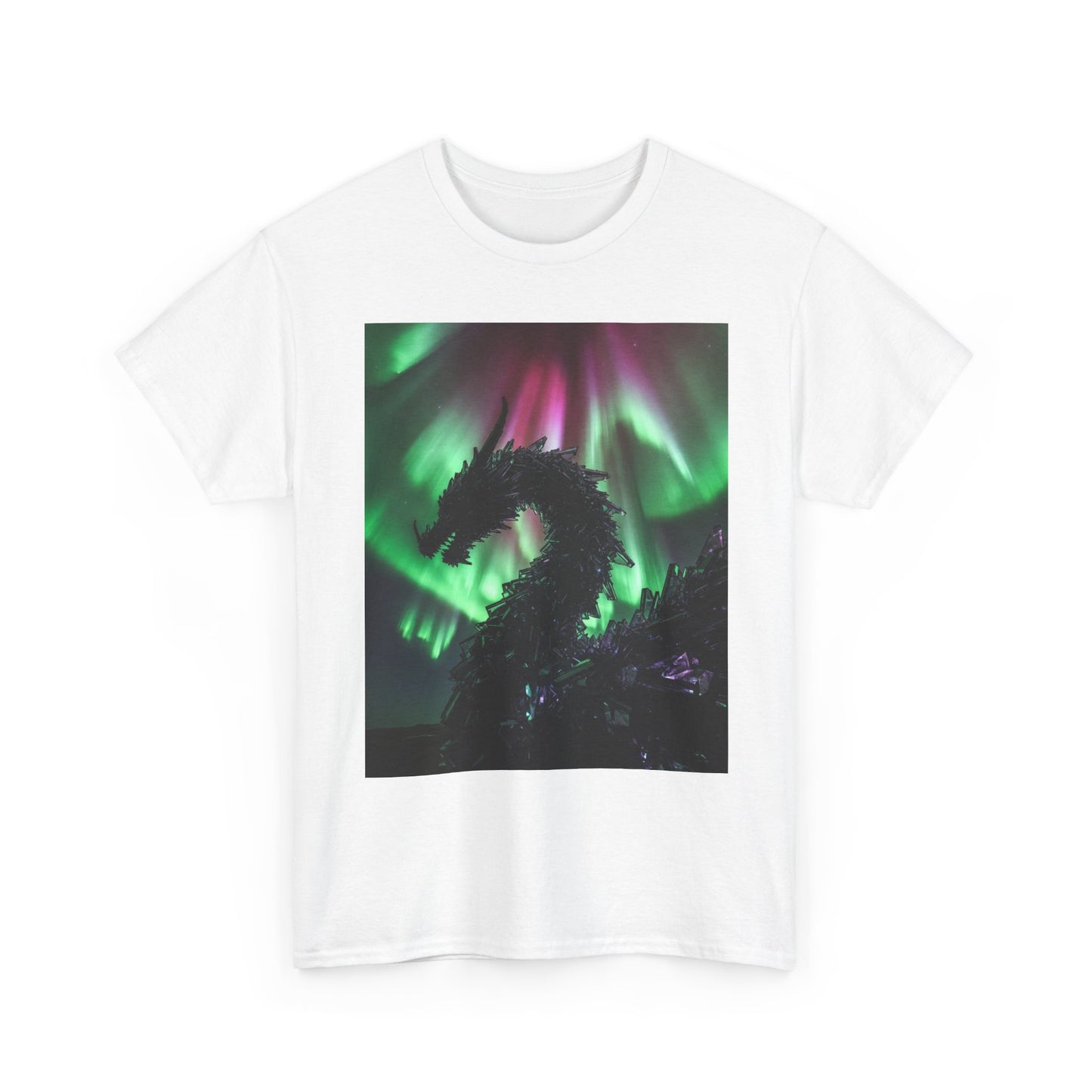 Dragon Aurora T-Shirt — Northern Lights Dragon Graphic Tee