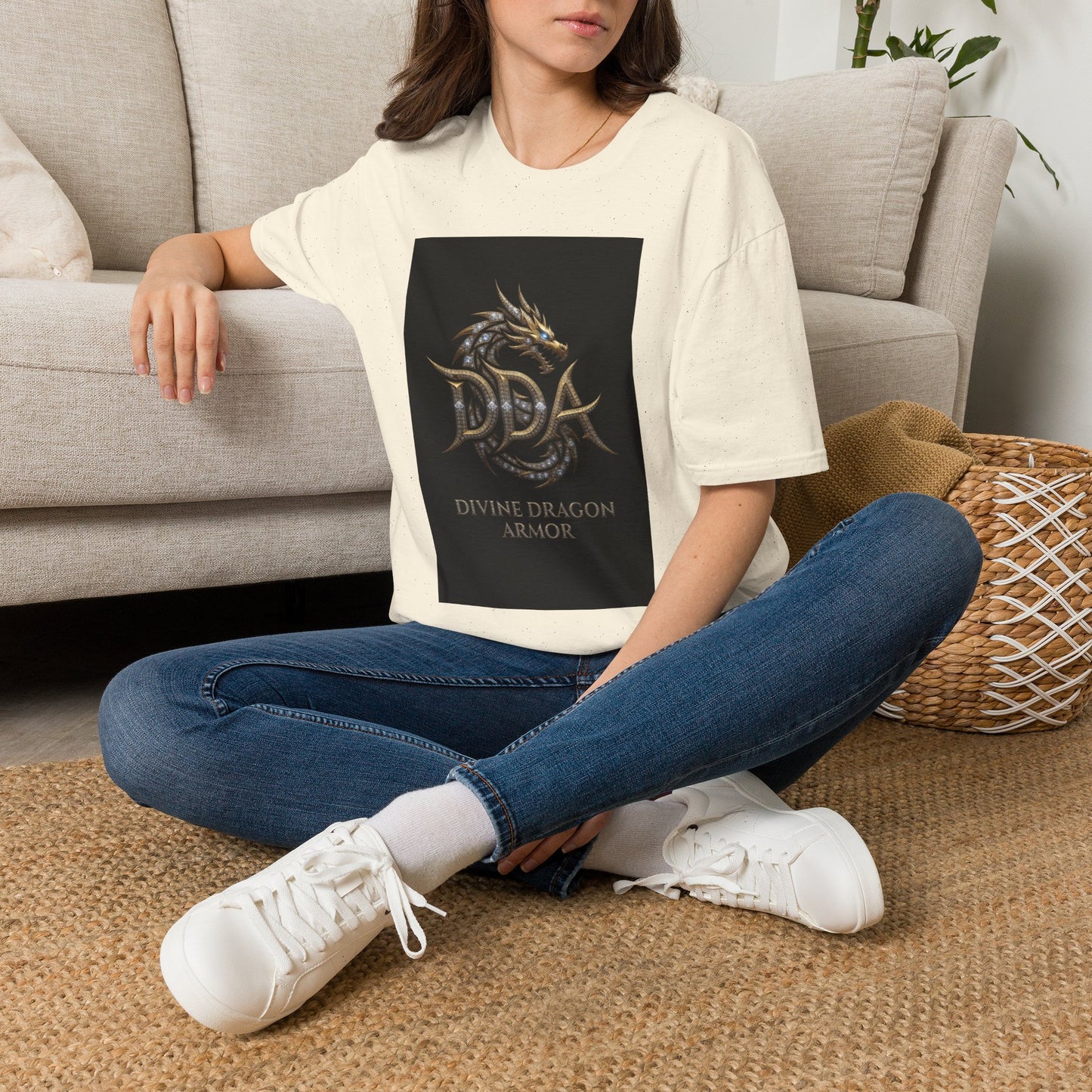 A Dragon Crest T-Shirt — Divine Dragon Armor Logo Tee