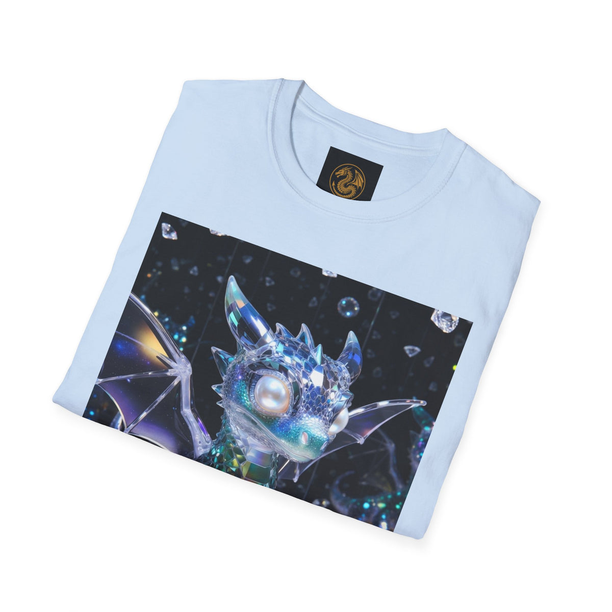 A Crystal Dragon T-Shirt — Sparkling Gem Fantasy Tee