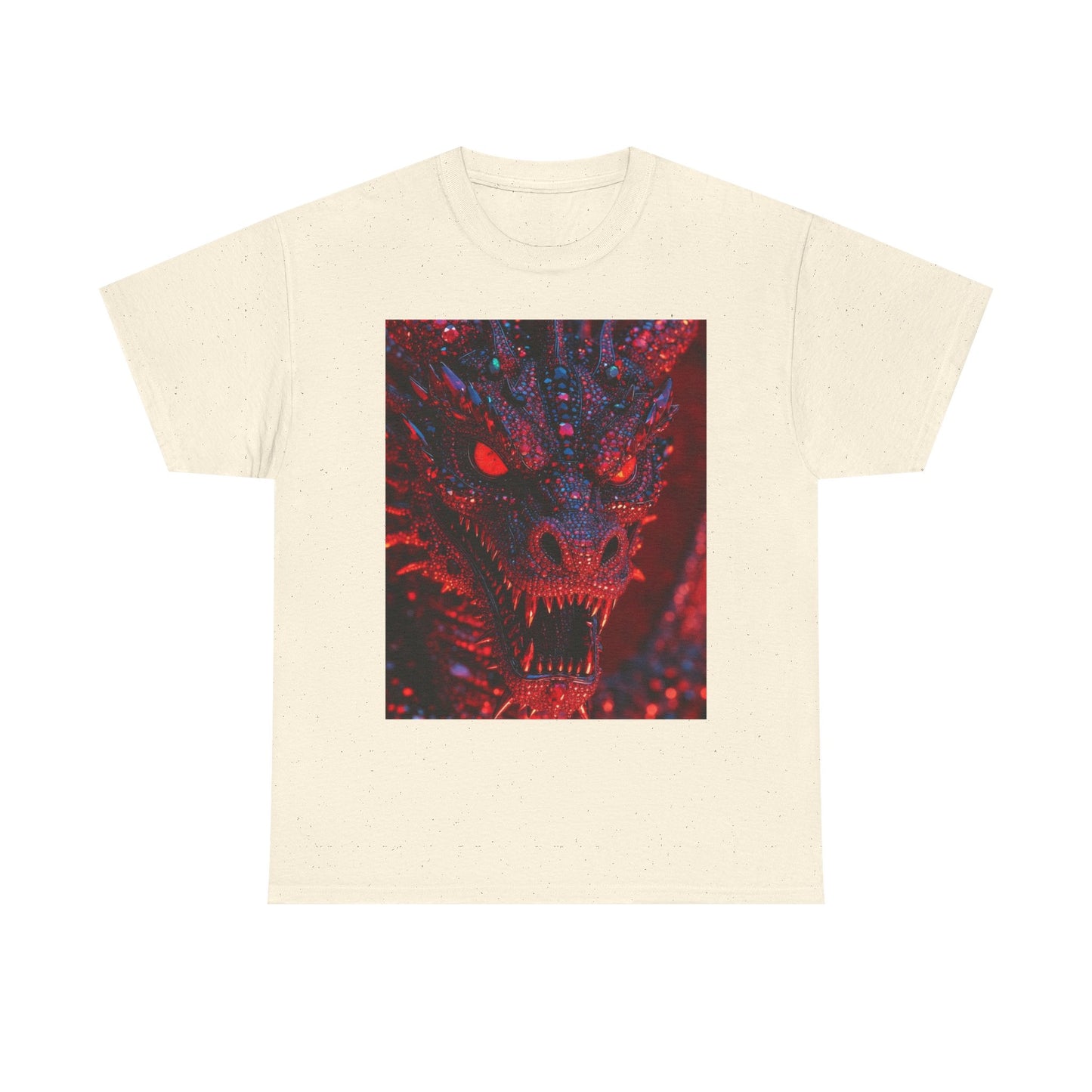 Dragon Rage Graphic Tee — Red Demon Dragon Face T-Shirt