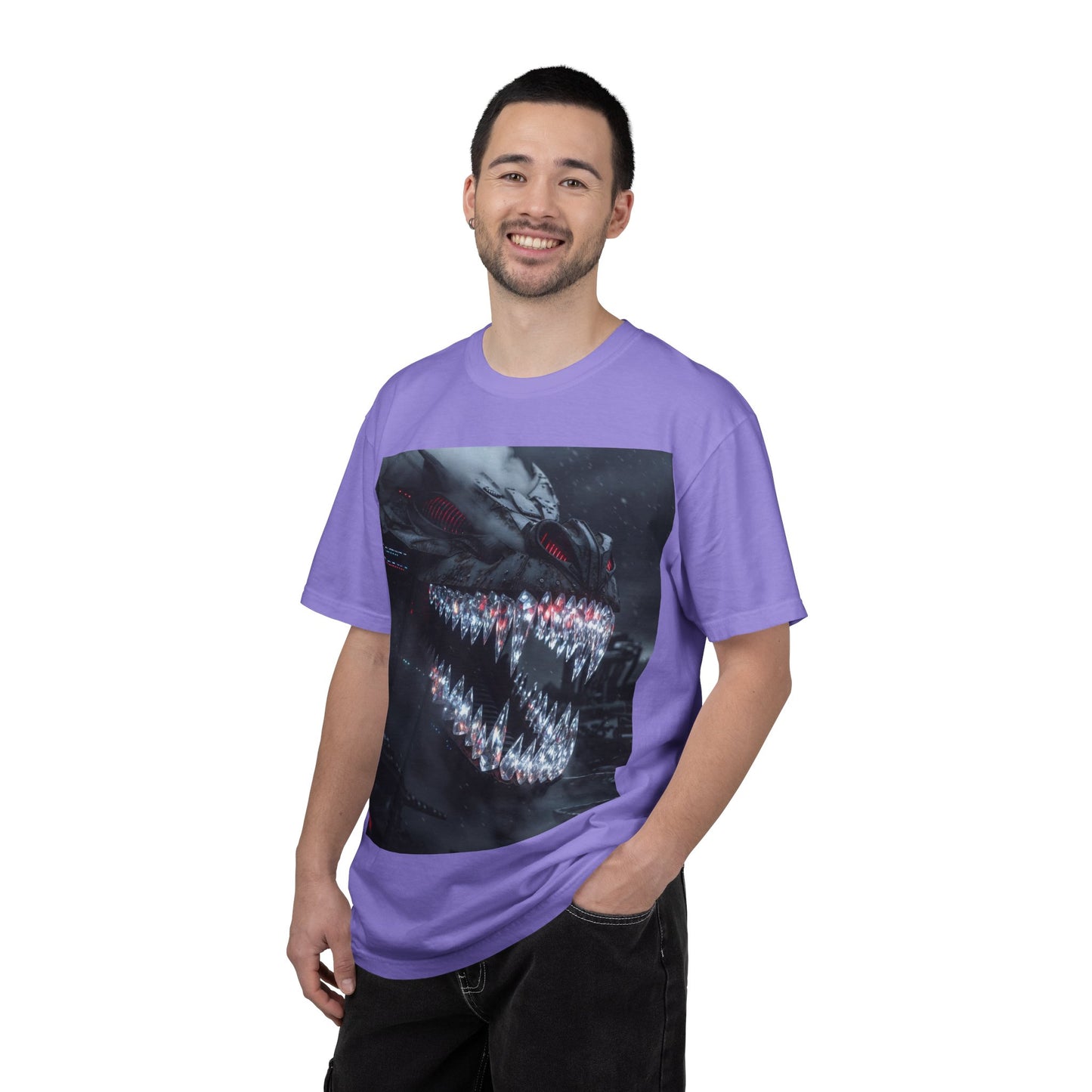 Graphic T-Shirt — Dark Monster Smile Artwork