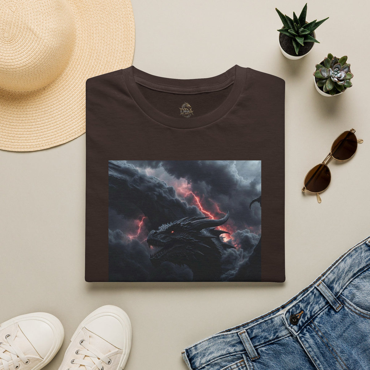 A Dragon Smoke T-Shirt — Stormy Smoke Tee
