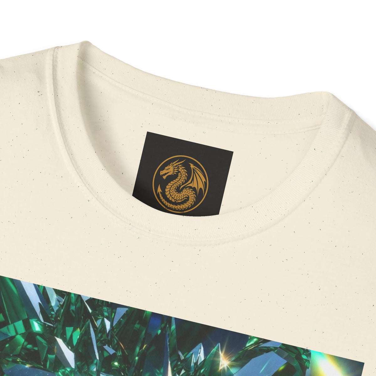 An Emerald Dragon Crystal Skull T-Shirt