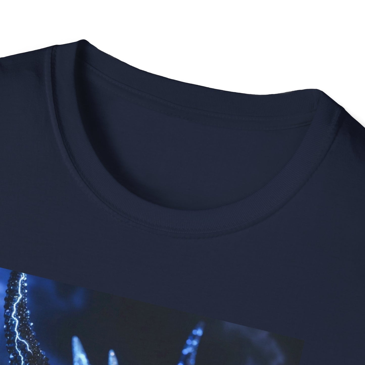 Lightning Dragon T-Shirt — Electric Blue Mythical Dragon Graphic Tee