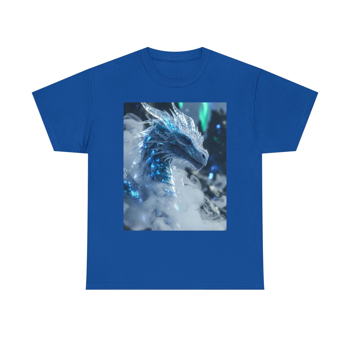 Ice Dragon Graphic Tee — Fantasy Dragon Art T-Shirt