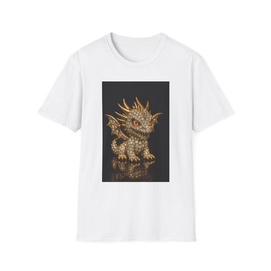 Dragon Graphic Unisex T-Shirt, Fun Fantasy Apparel, Perfect Gift for Dragon Lovers, Casual Wear, Birthday Gift, Softstyle Tee