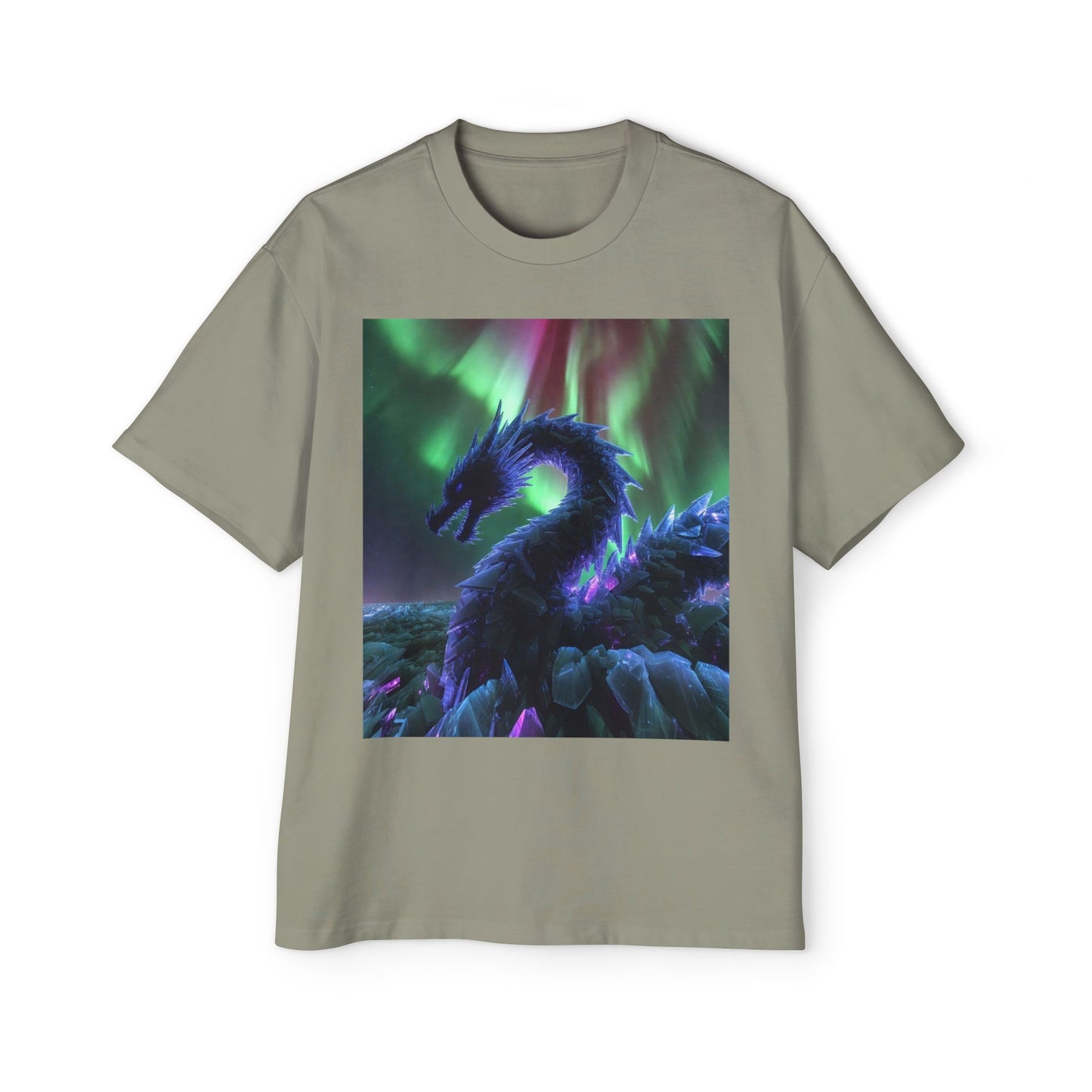 Northern Lights Dragon Tee — Fantasy Dragon Graphic T-Shirt