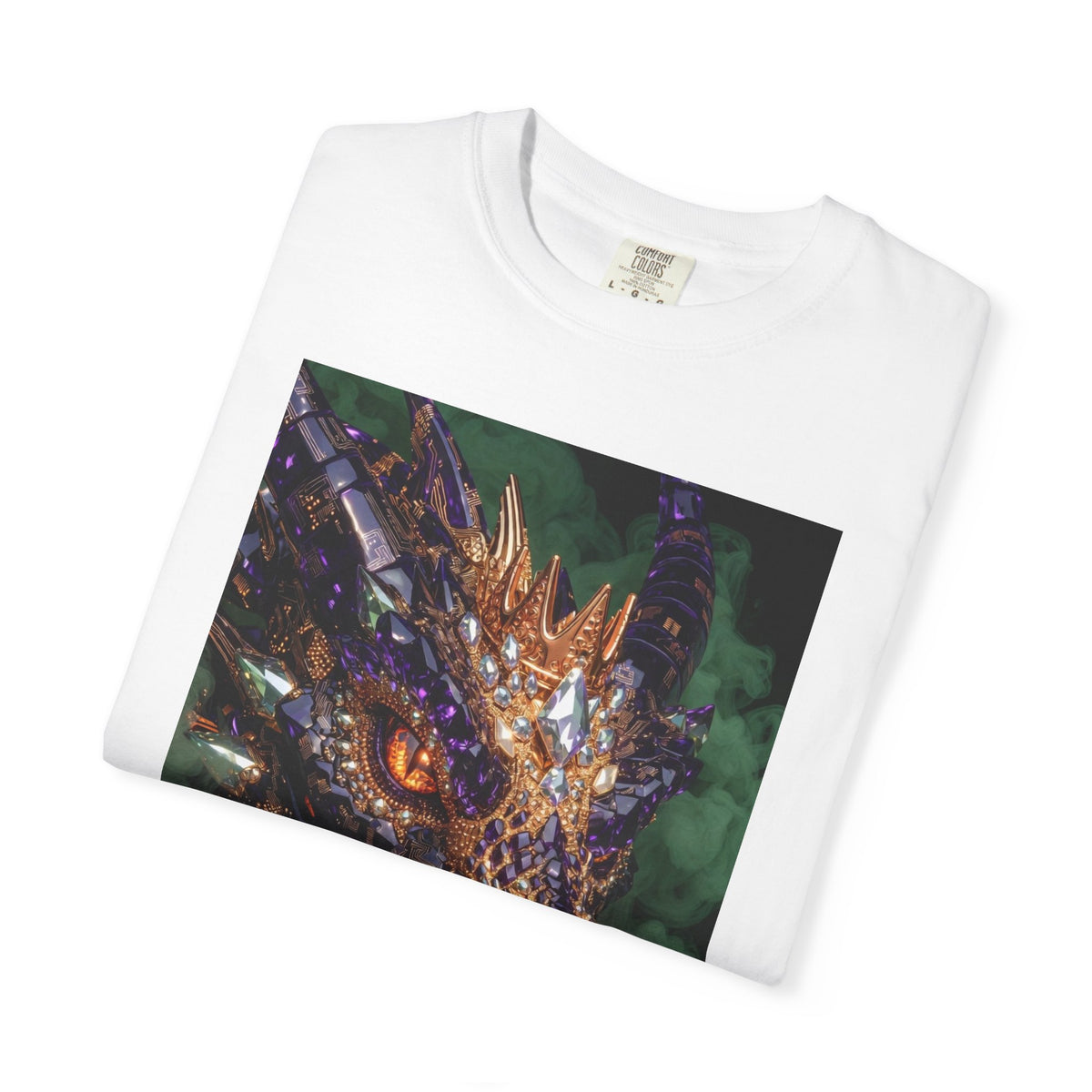 A Dragon Pocket Graphic T‑Shirt — Fiery Fantasy Chest Print