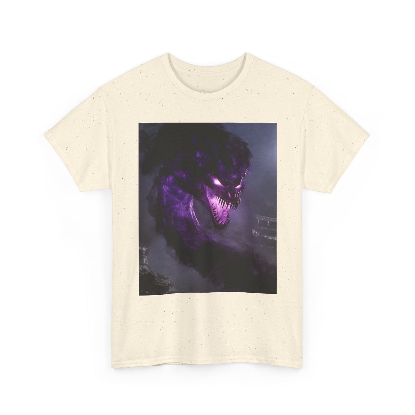 Divine Purple Dragon Ghost Heavy Cotton Tee