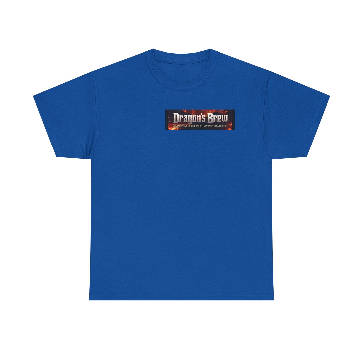 T-Shirt — "Dragon's Brew" Fiery Skull Graphic Tee