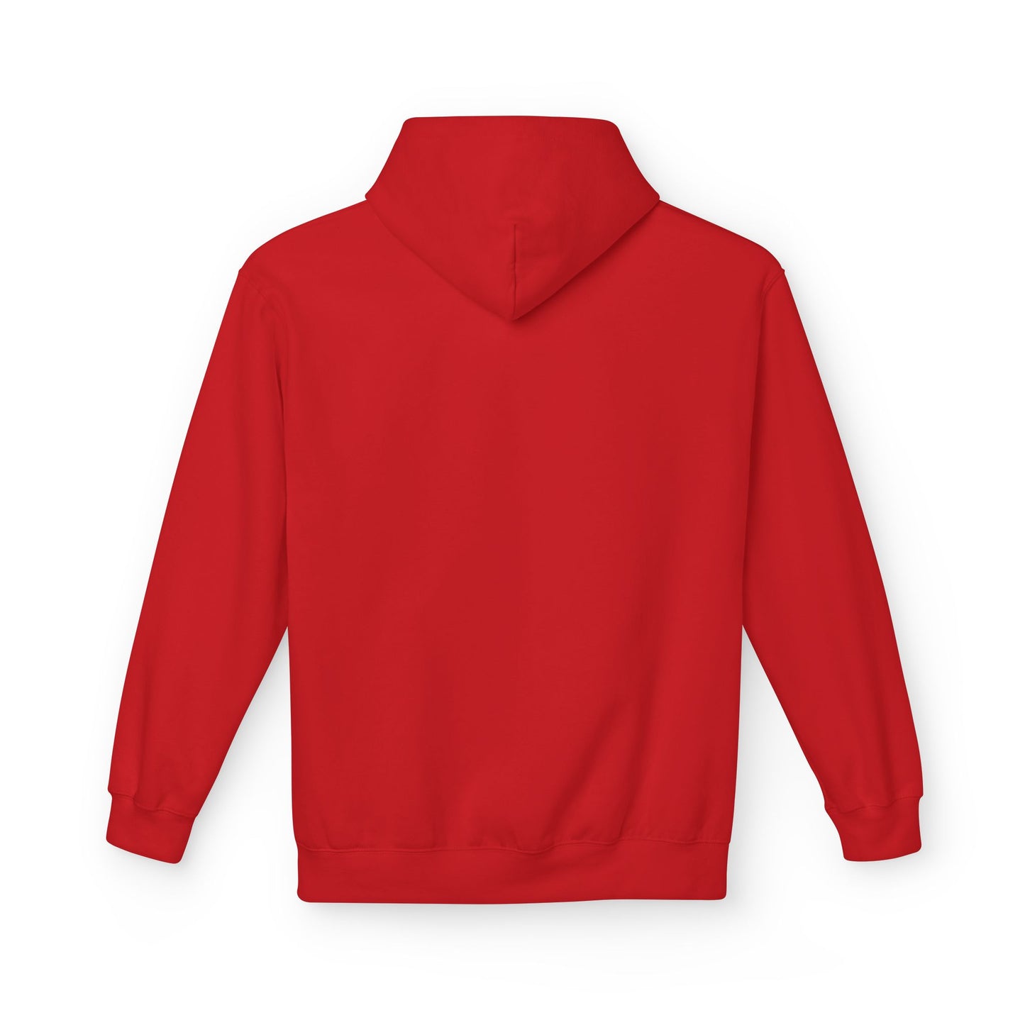 Abstract Red Dragon Marble Hoodie — Minimal Center Art Pullover