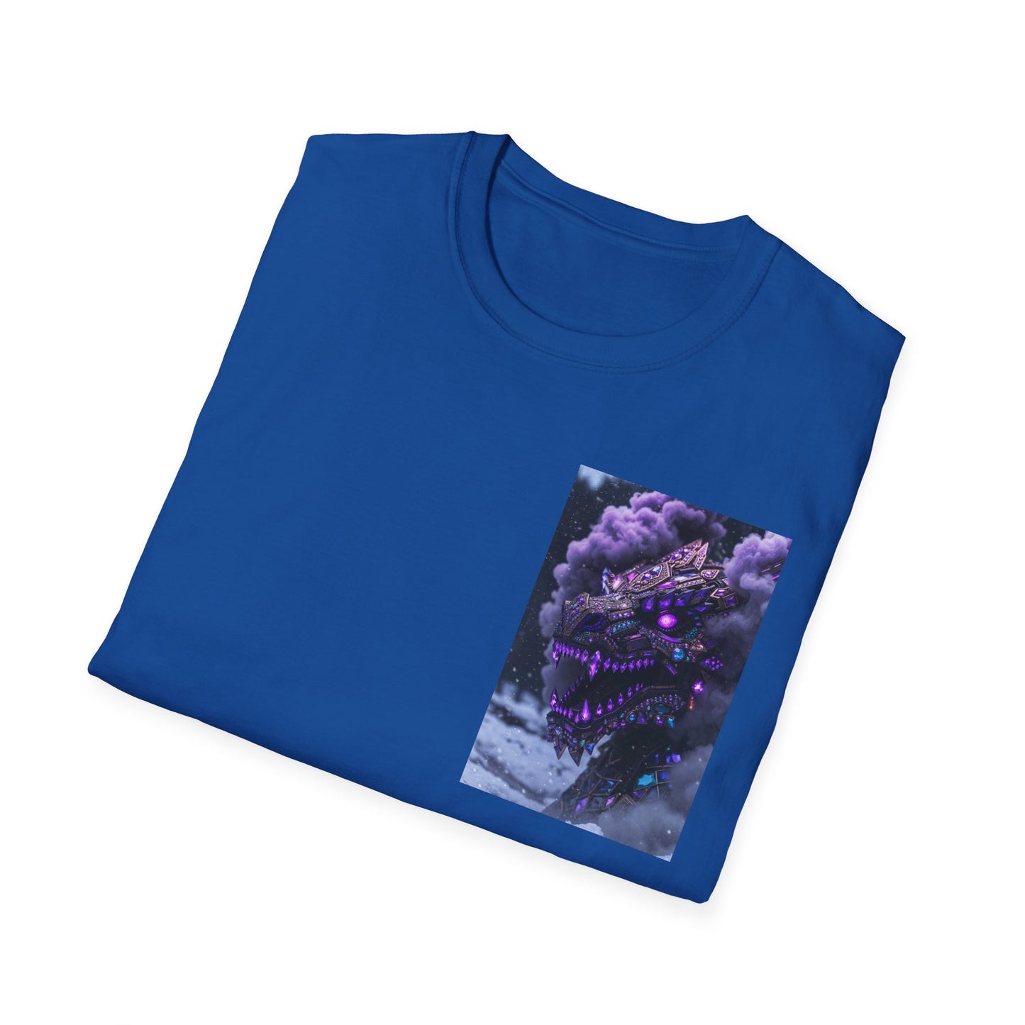 T-Shirt — Purple Nebula Tree Chest Pocket Graphic Tee