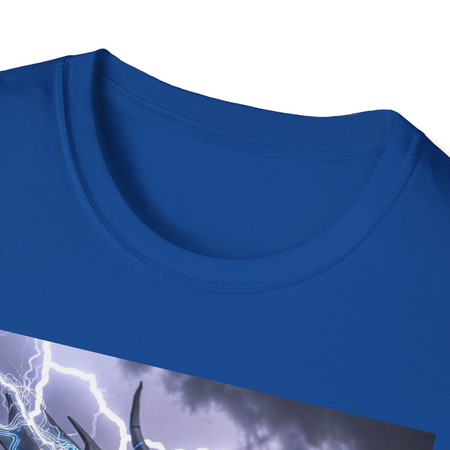 Dragon Storm T-Shirt — Electric Blue Fantasy Dragon Tee