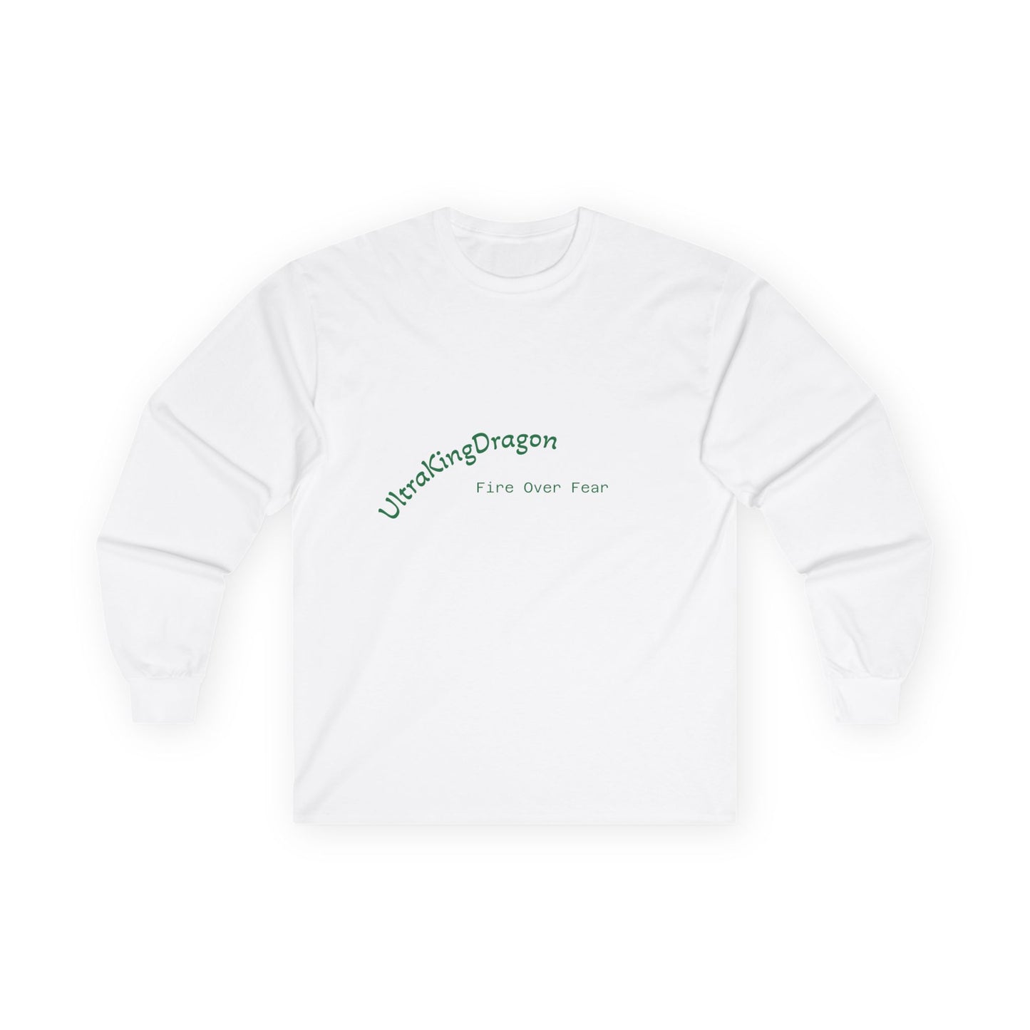 Minimalist 'Vibes Over Fear' Long Sleeve Tee