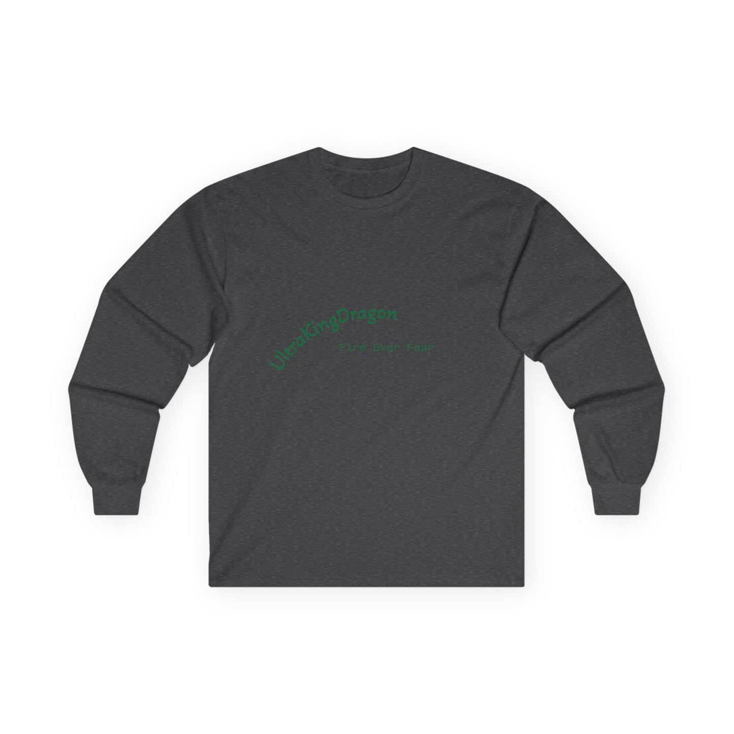 Minimalist 'Vibes Over Fear' Long Sleeve Tee