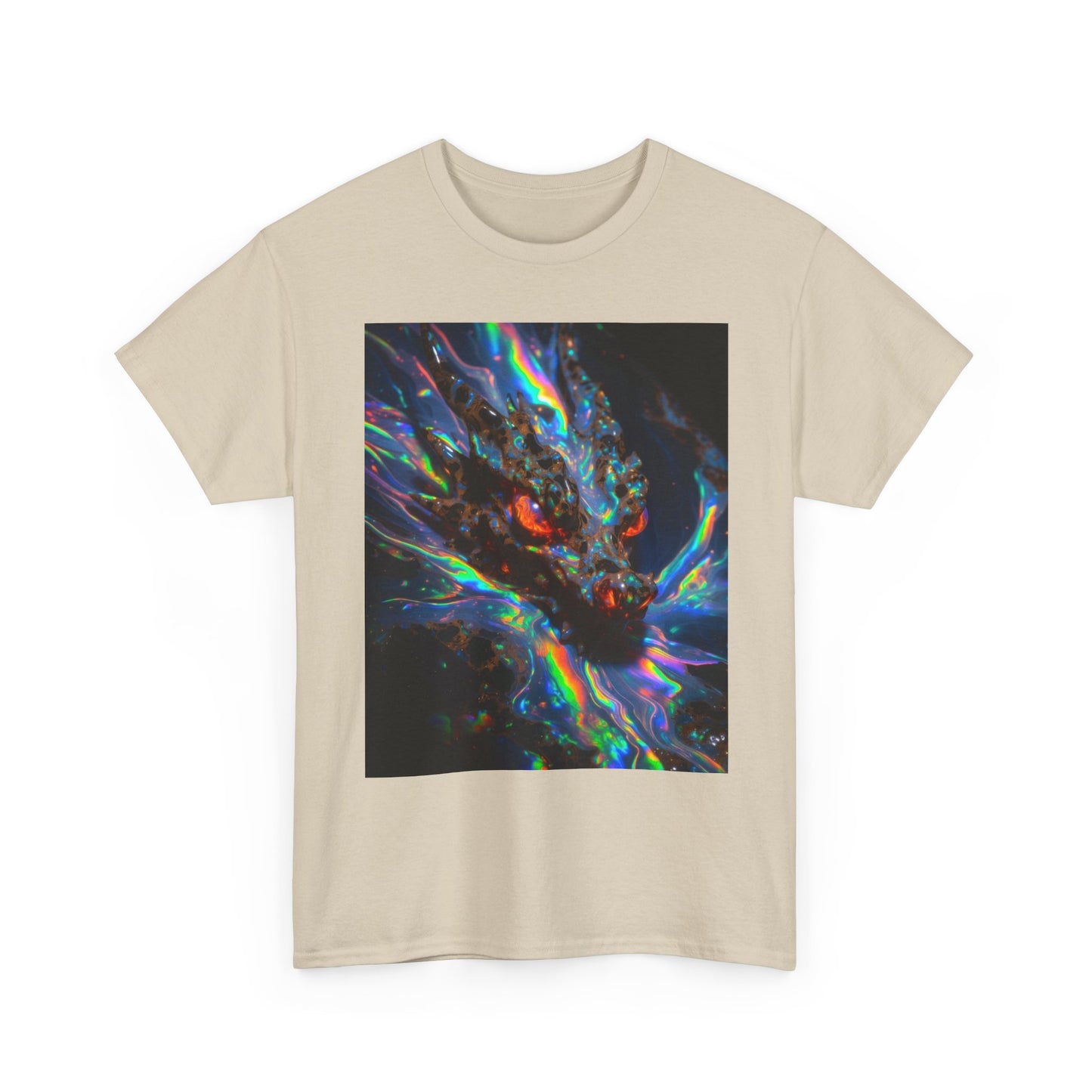 Psychedelic Dragon T-Shirt — Neon Cosmic Dragon Graphic Tee