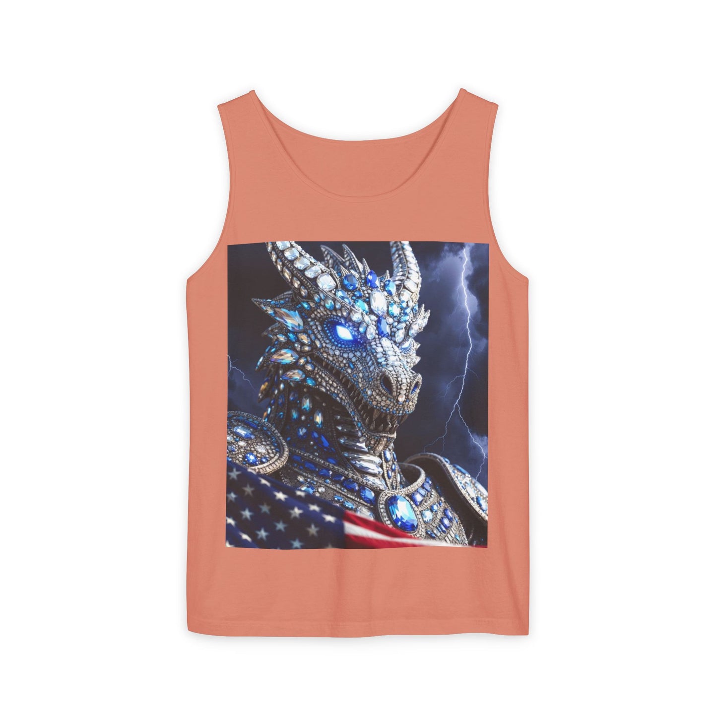 Patriotic Crystal Dragon Tank Top