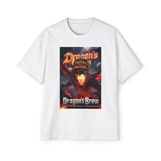 Dragon's Brew Graphic Tee — Fiery Dragon Beer Poster T-Shirt