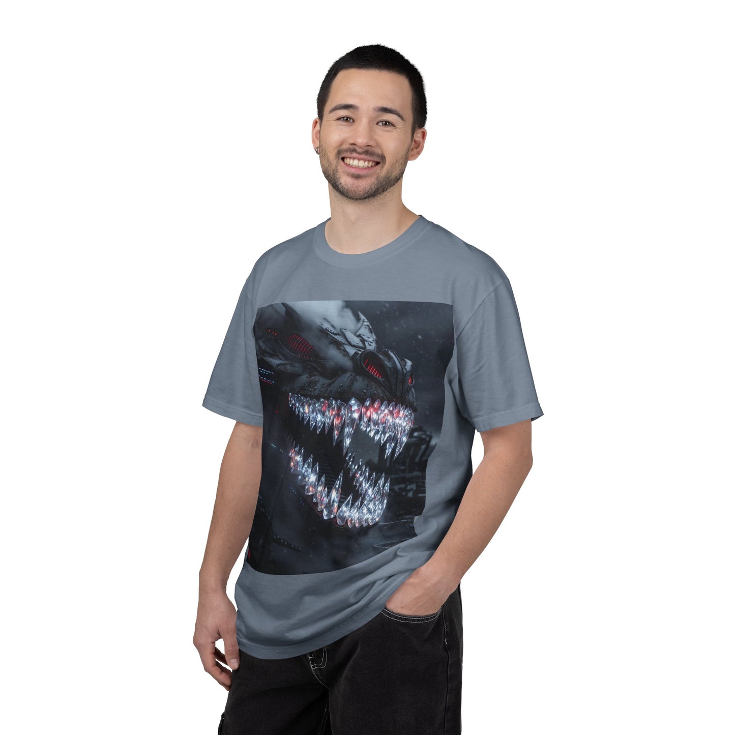 Graphic T-Shirt — Dark Monster Smile Artwork
