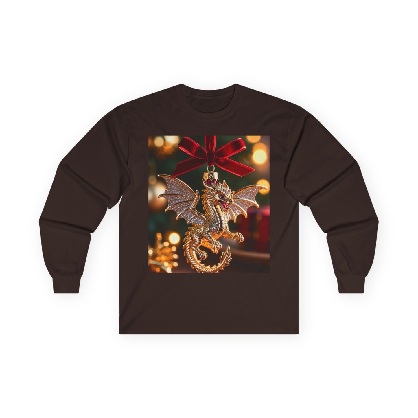 Dragon Ornament Holiday Long Sleeve Tee