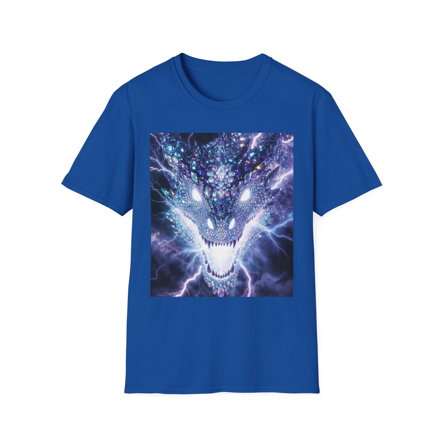 Electric Dragon T-Shirt — Neon Lightning Monster Graphic Tee