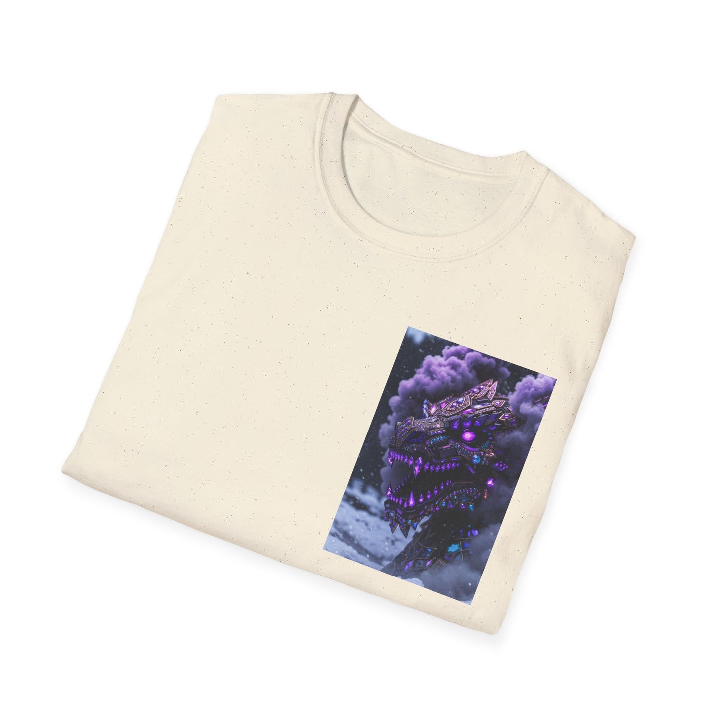 T-Shirt — Purple Nebula Tree Chest Pocket Graphic Tee