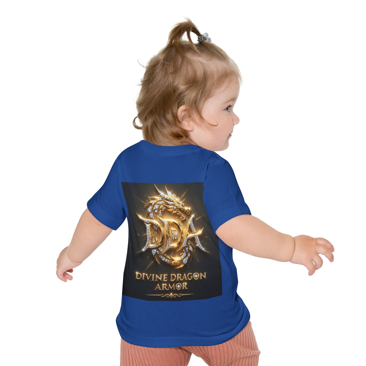 A Baby T-Shirt — Divine Dragon Armor Lightning Robot Graphic