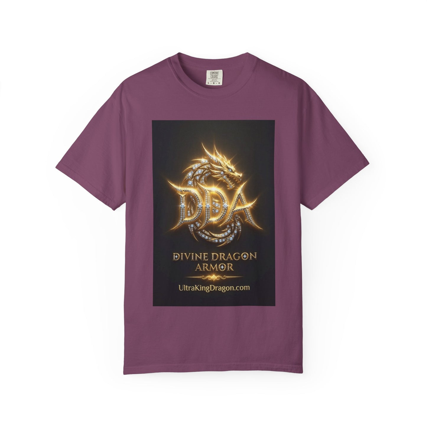 A DIVINE DRAGON ARMOR MEN OR WOMANS Garment-Dyed T-shirt