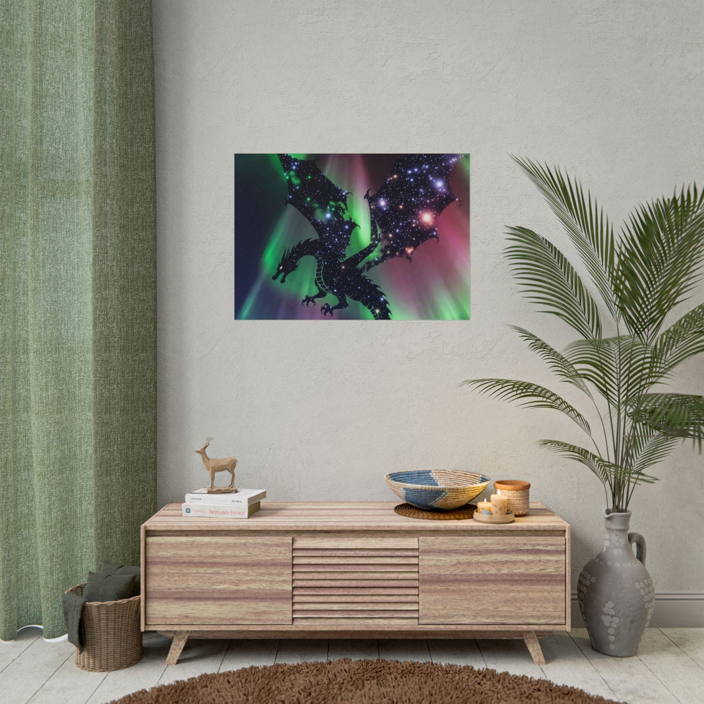 Dragon Aurora Poster