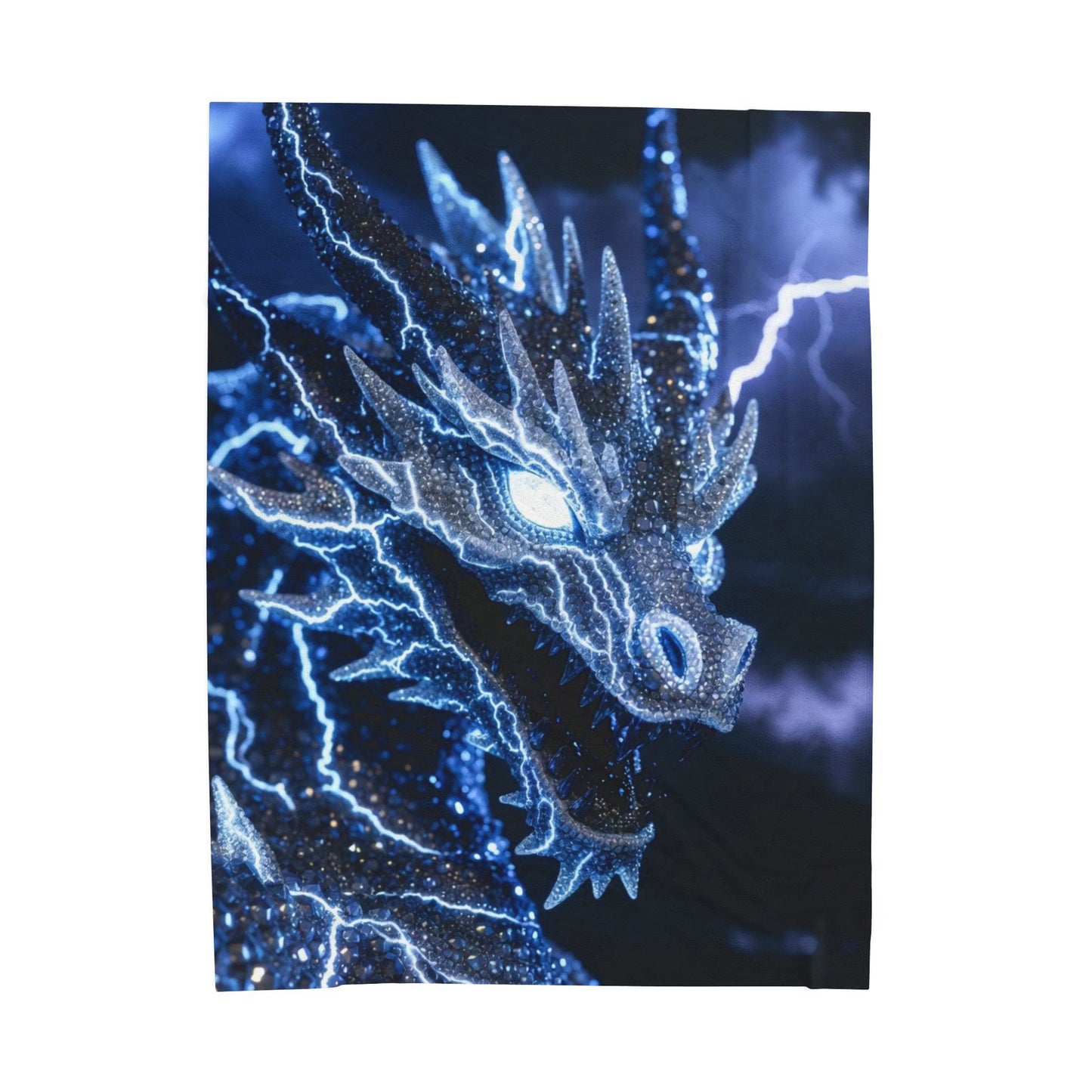 Dragon Lightning Velveteen Plush Blanket