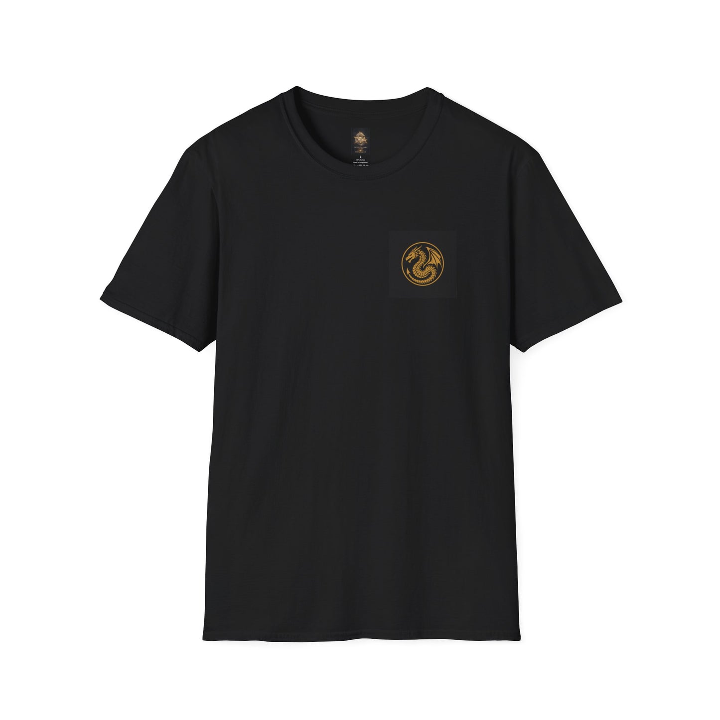 A # 1 Selling Divine Dragon Armor Pocket T-Shirt — Vintage Gold Emblem Tee