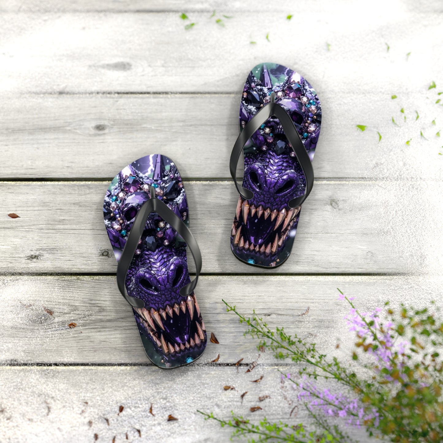 A Dragon Kings Flip Flops — Beach Sandals