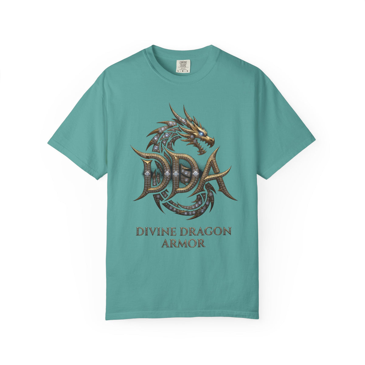 A DIVINE DRAGON ARMOR MEN OR WOMANS Garment-Dyed T-shirt