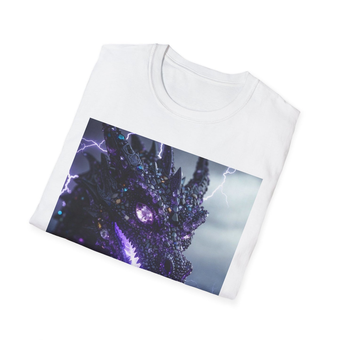 Dragon Lightning T-Shirt — Neon Electric Fantasy Graphic Tee
