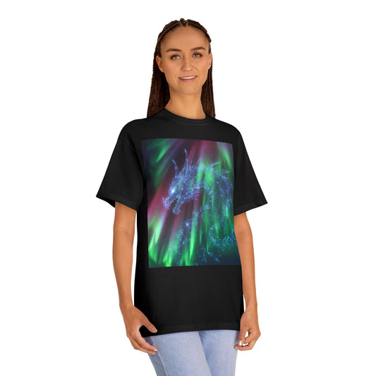 Aurora DRAGON Tee — Northern Lights Fantasy Graphic T-Shirt