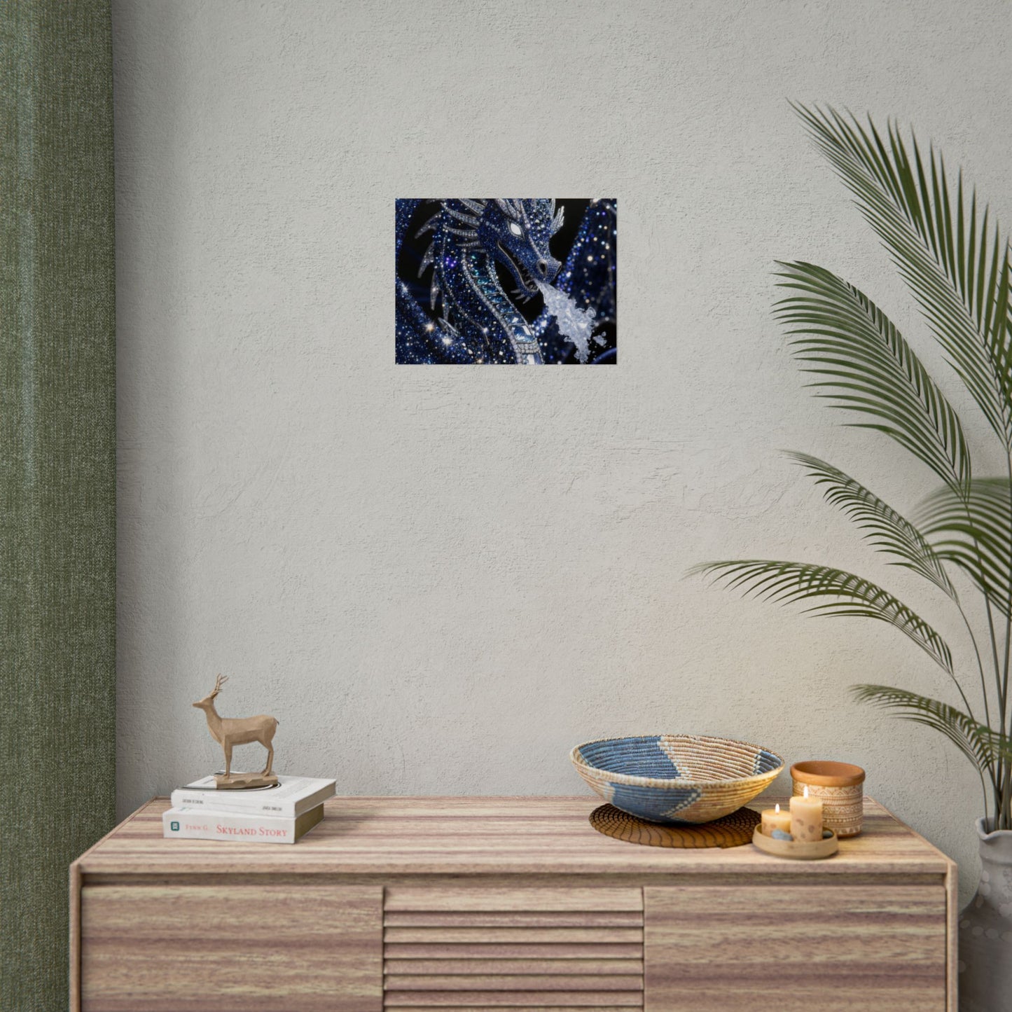 Rolled Poster — Sparkling Ice Dragon Art Print