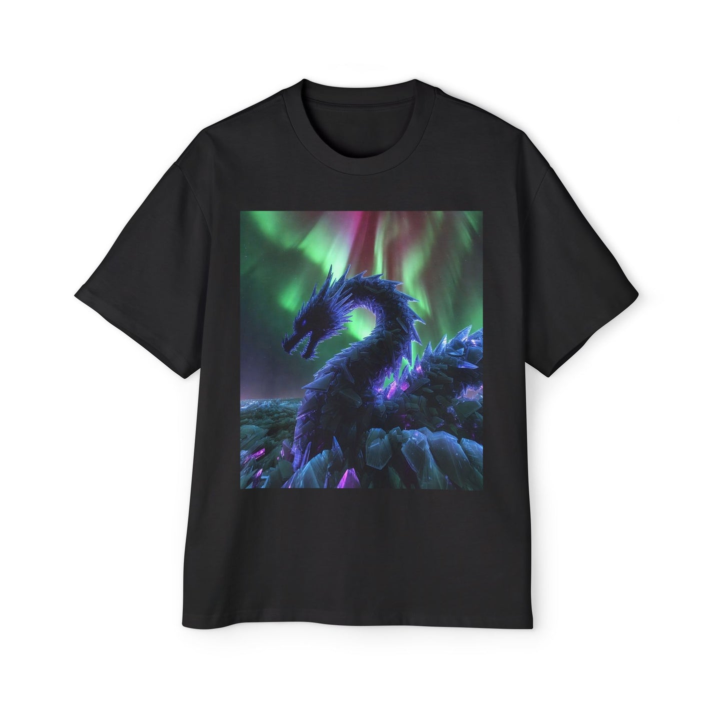 Northern Lights Dragon Tee — Fantasy Dragon Graphic T-Shirt