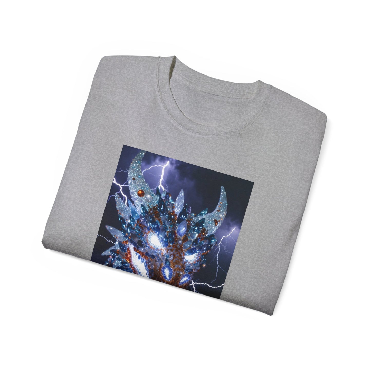 Electric Dragon T-Shirt — Lightning Fantasy Beast Graphic Tee