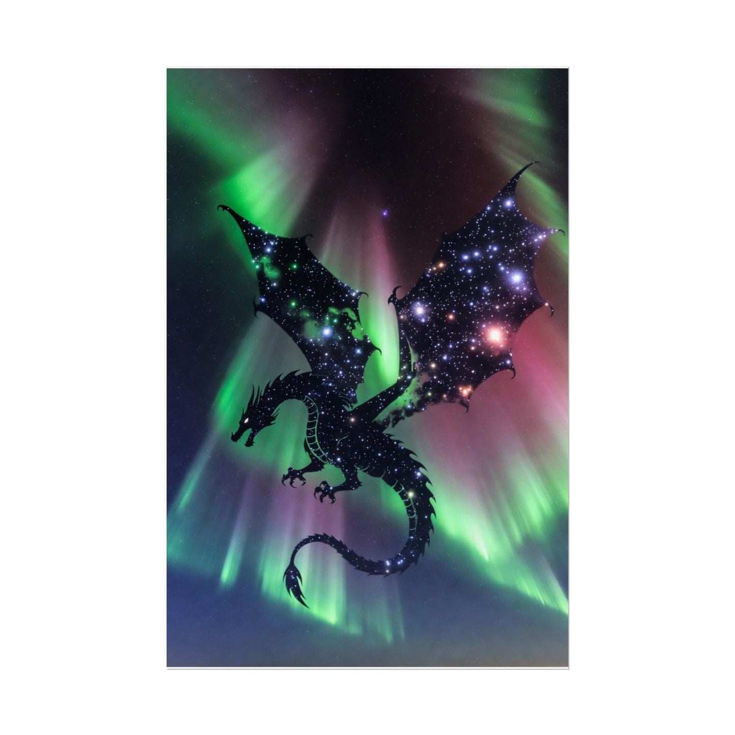 Dragon Aurora Poster