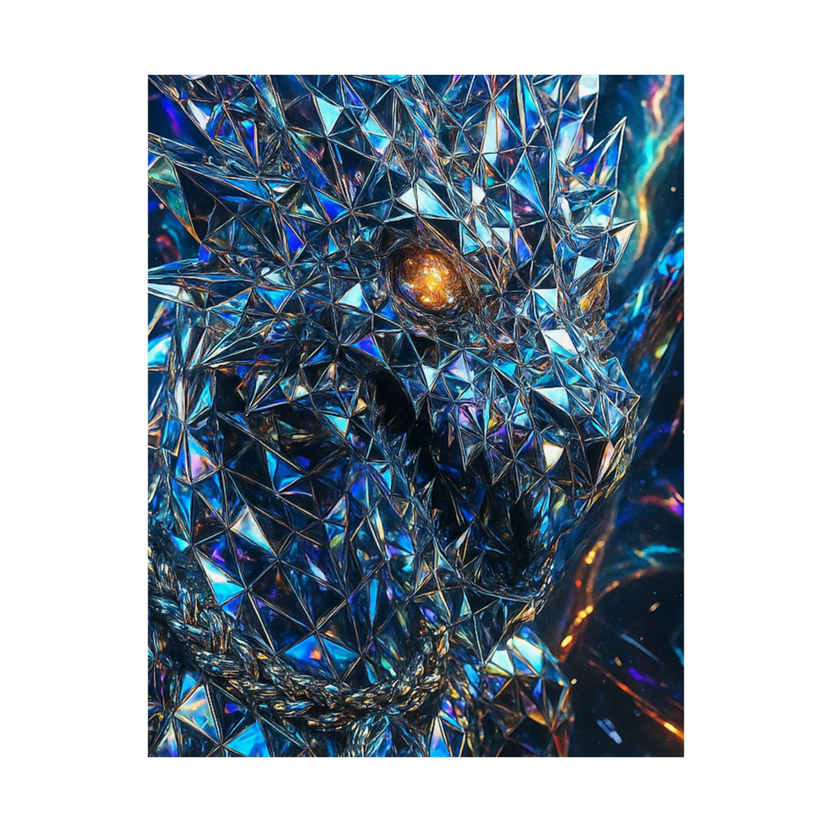 A Stunning Matte Vertical Posters - Dragon Art, Fantasy Decor, Home Wall Art, Unique Gifts, Collector's Item