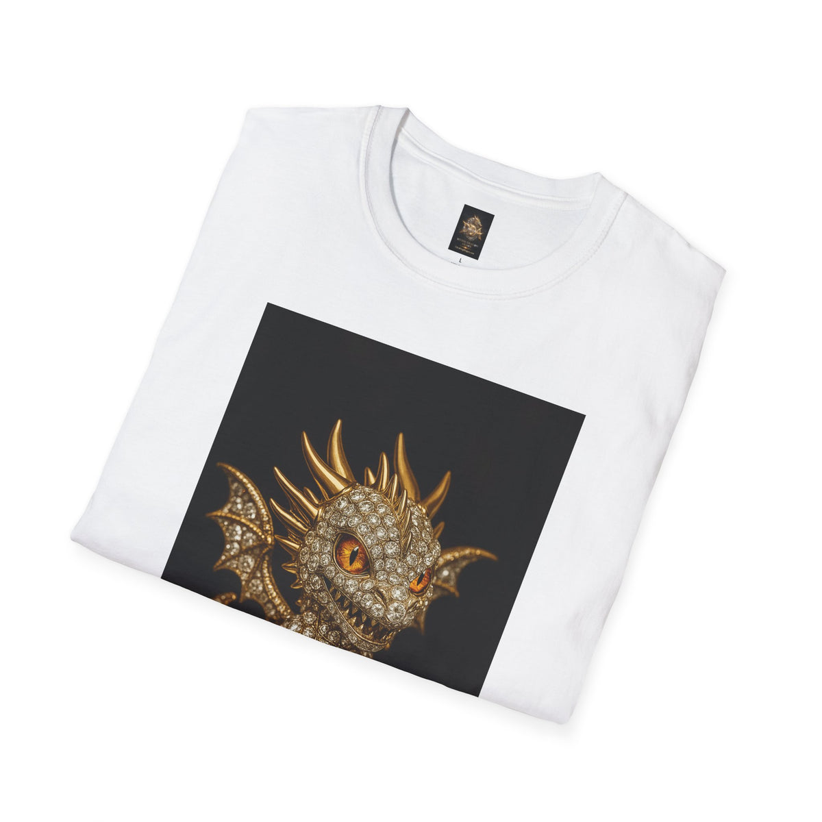 A Dragon Graphic T-Shirt, Fun Fantasy Apparel, Perfect Gift for Dragon Lovers, Casual Wear, Birthday Gift, Softstyle Tee