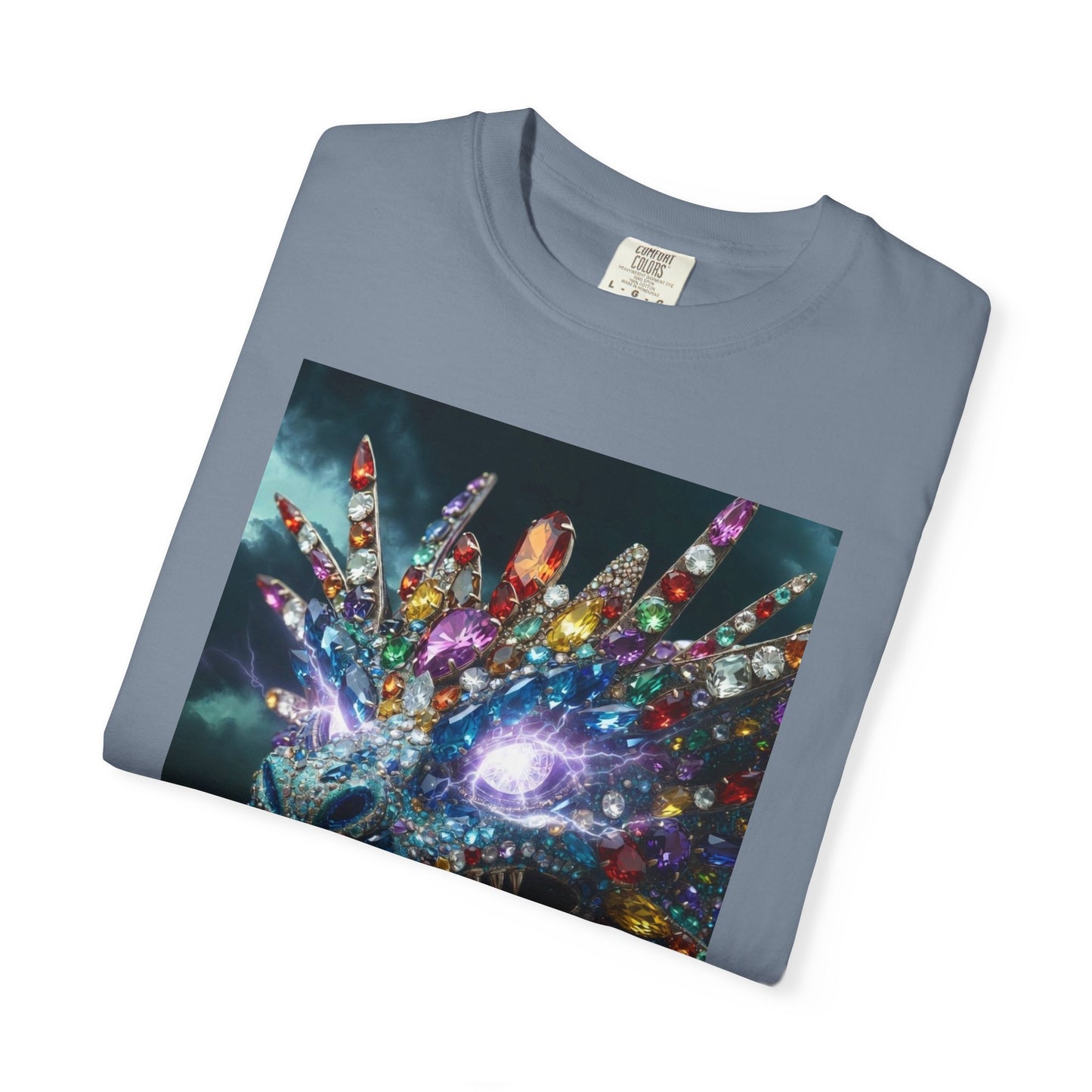 Dragon Crystal T-Shirt — Psychedelic Gem Monster Graphic Tee