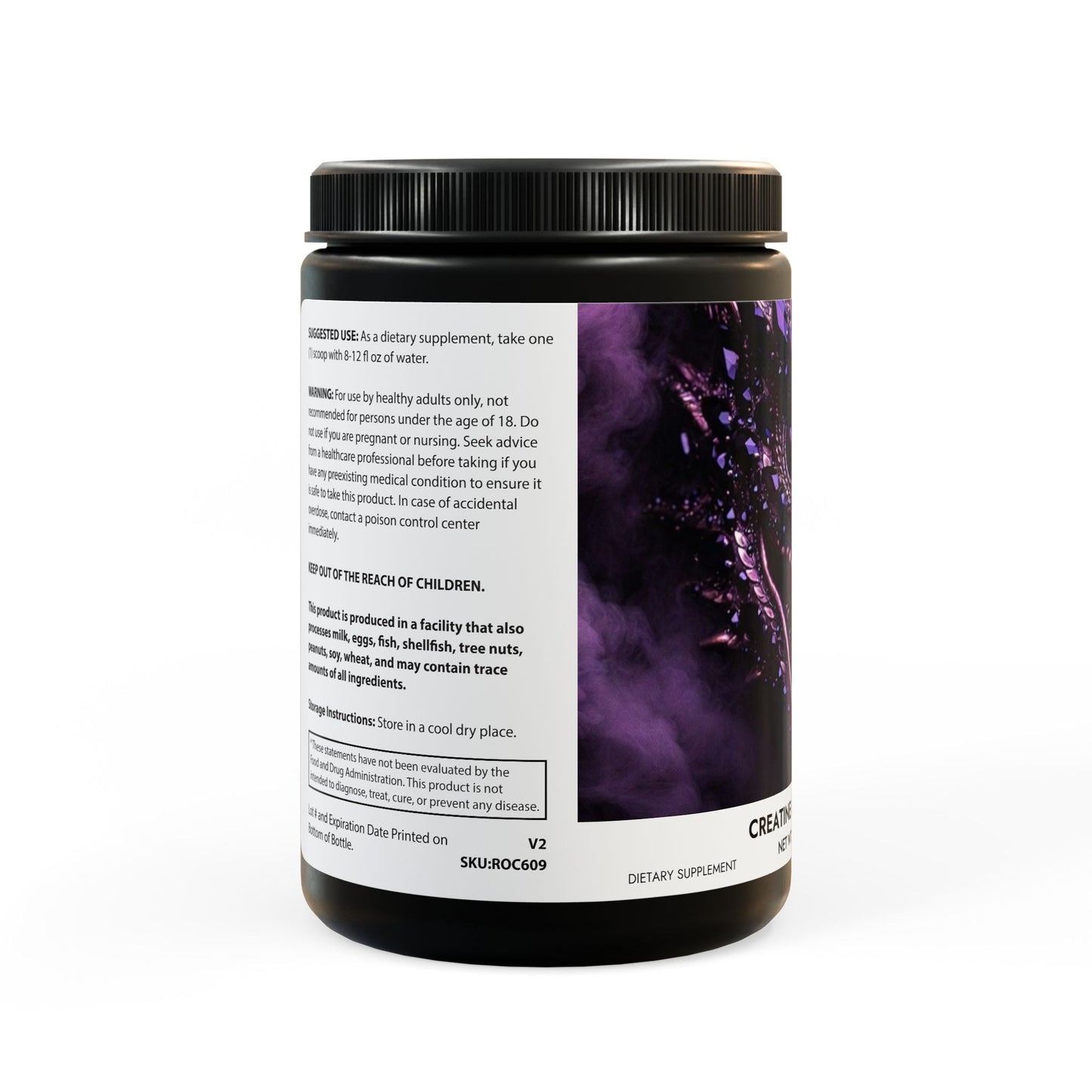 Creatine Monohydrate Supplement (300g, 10.58oz)