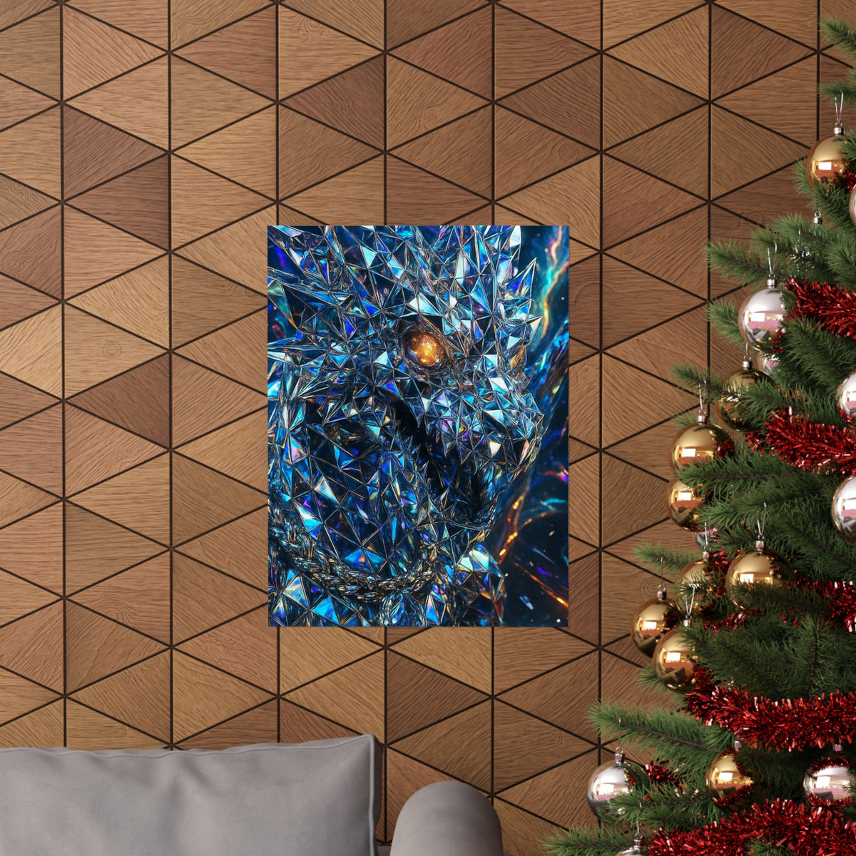 A Stunning Matte Vertical Posters - Dragon Art, Fantasy Decor, Home Wall Art, Unique Gifts, Collector's Item